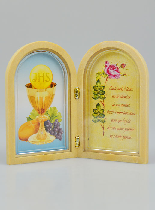 Icône Diptyque Ma Première Communion + Prière de Bénédiction (pic 2)