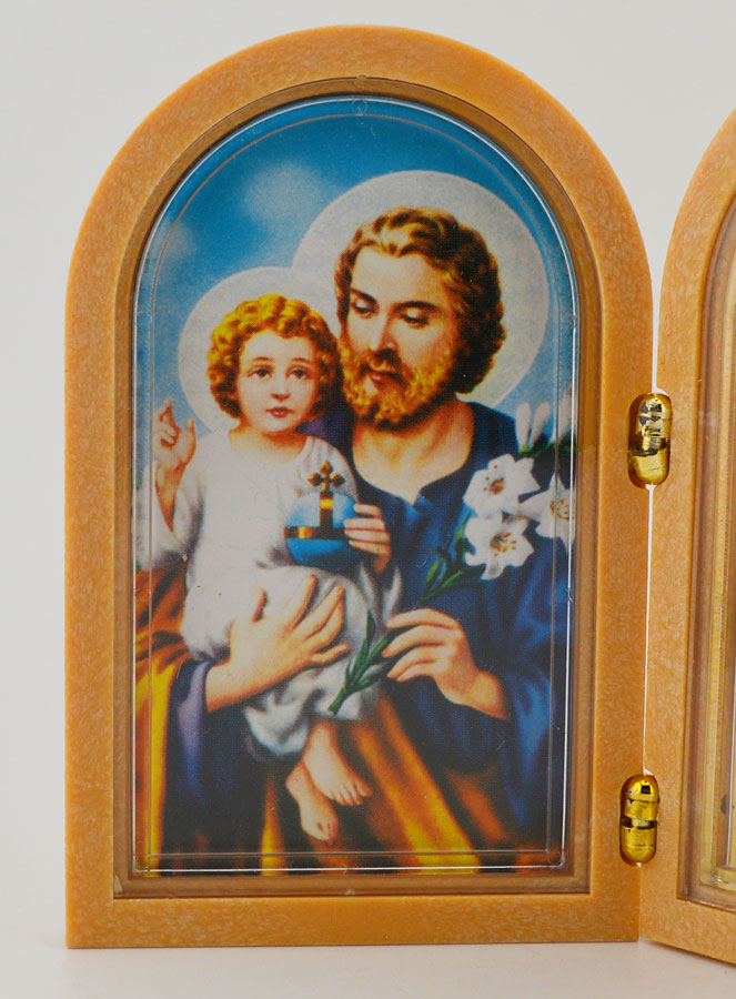 Icône Diptyque Saint Joseph + Prière de Bénédiction (pic 2)