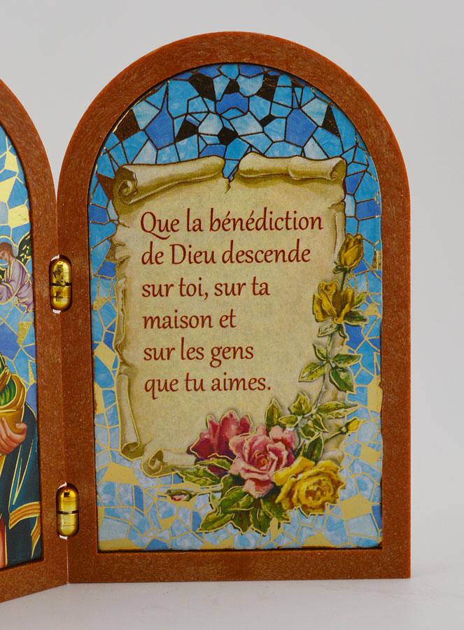 Icône Diptyque Notre Dame du Perpétuel Secours + Prière de Bénédiction (pic 3)