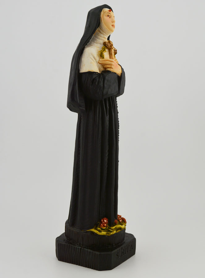 Statue de Sainte Rita - Sainte des Causes Désespérées - 22 cm (pic 3)