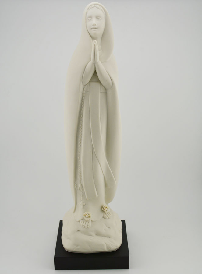 Statue Vierge Marie de Lourdes Moderne et Artisanale - 35 cm (pic 1)
