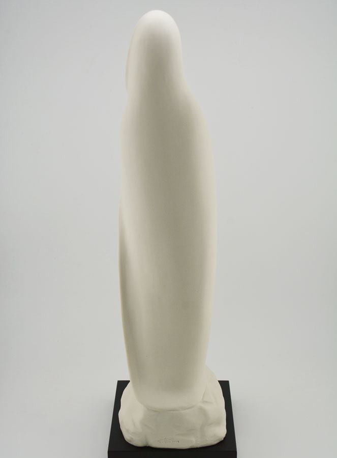 Statue Vierge Marie de Lourdes Moderne et Artisanale - 35 cm (pic 4)