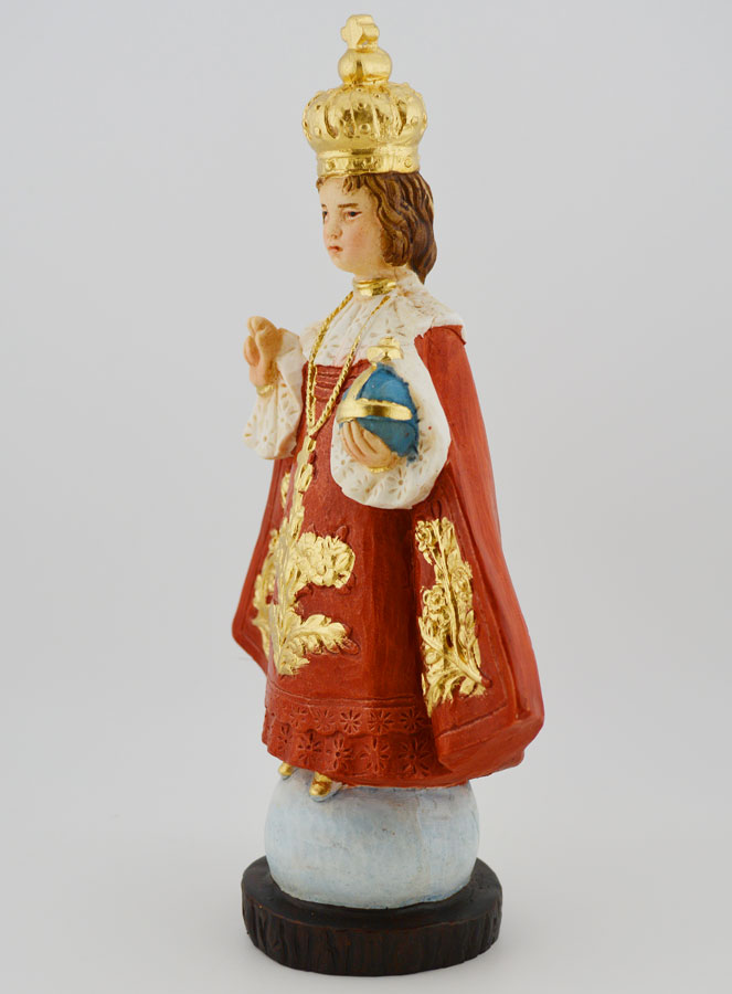 Statue de l'Enfant Jésus de Prague Peinte à la main - 20 cm (pic 2)