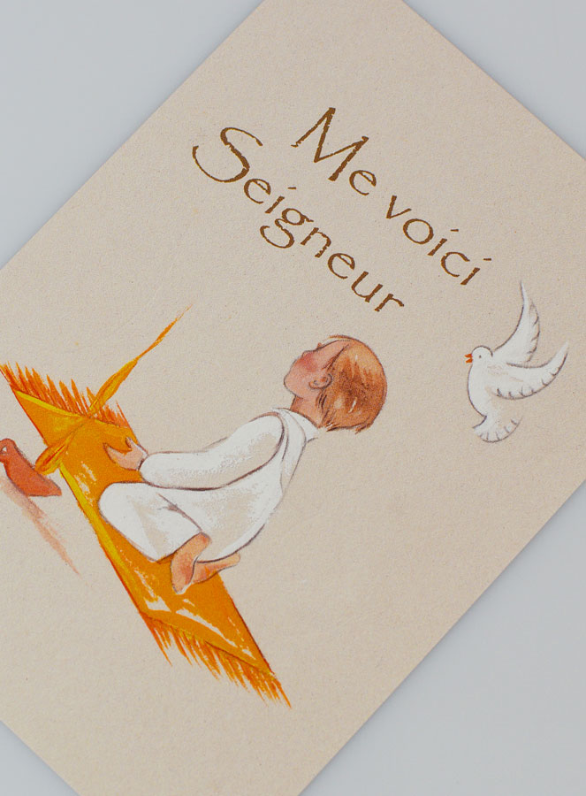 Carte de Communion - Me Voici Seigneur (pic 2)