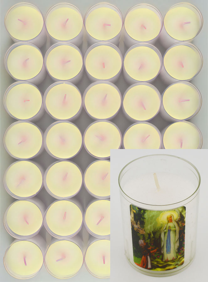 10 Bougies Veilleuses de Notre Dame de Lourdes (pic 2)