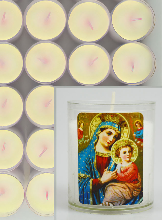 10 Bougies Veilleuses Notre Dame du Perpétuel Secours (pic 2)