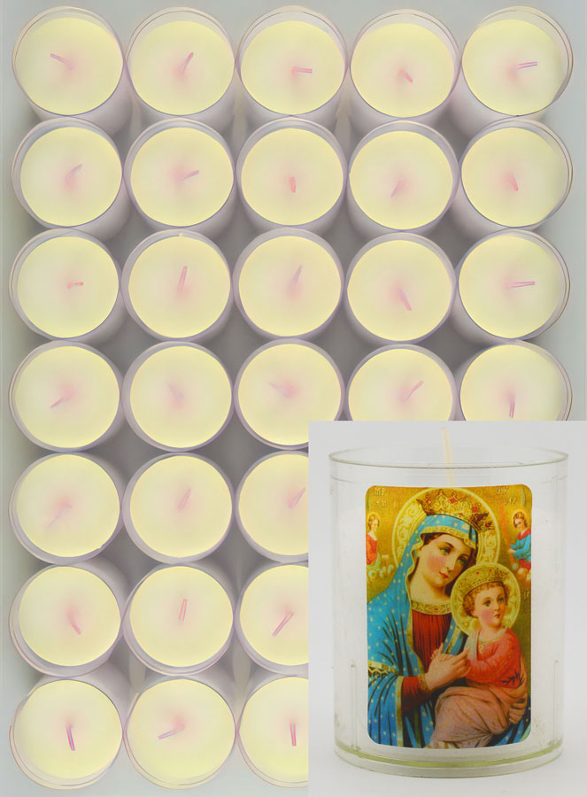 24 Bougies Veilleuses Notre Dame du Perpétuel Secours (pic 1)