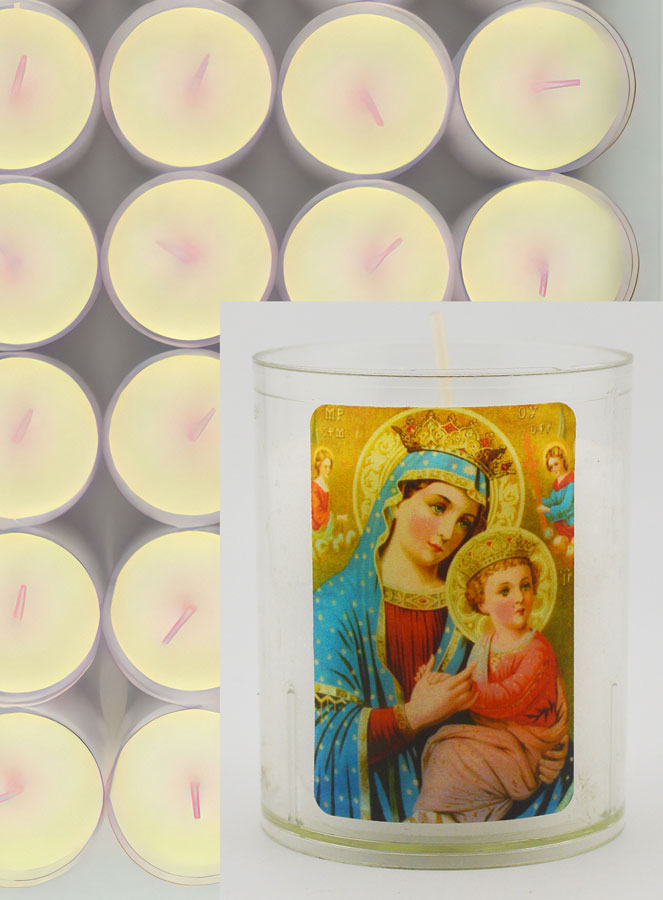 24 Bougies Veilleuses Notre Dame du Perpétuel Secours (pic 3)