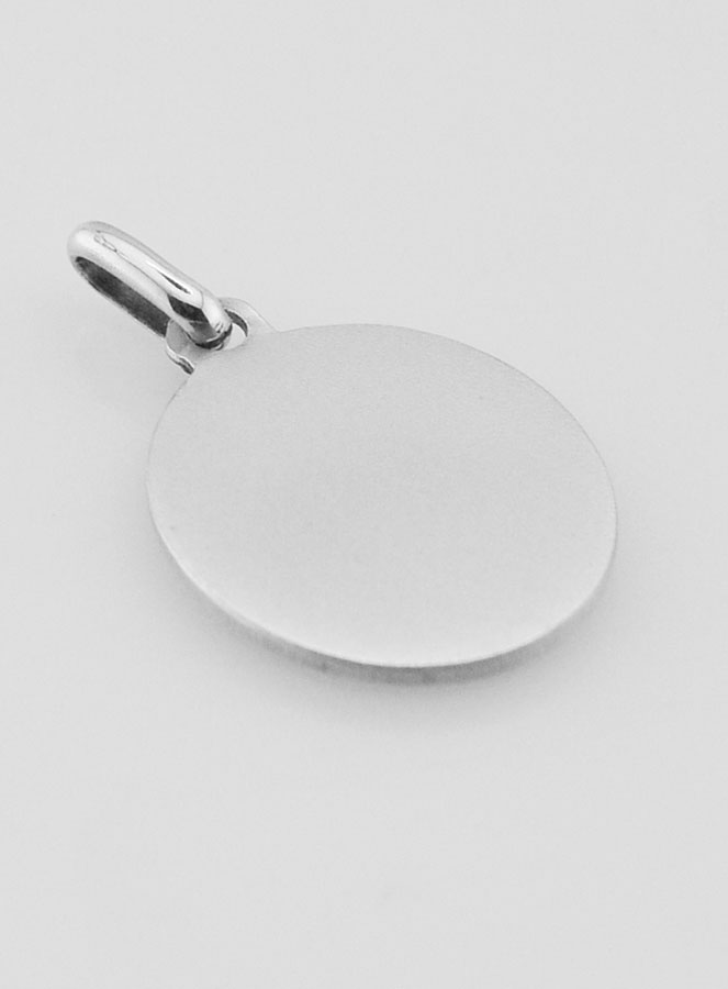 Médaille de Saint Christophe Facettée en Argent 925/1000 - 18 mm (pic 4)