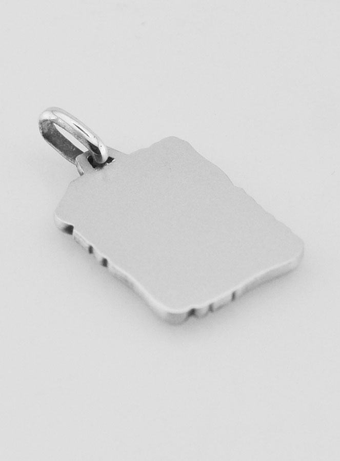Médaille Ange-Gardien Parchemin en Argent 925/1000 - 20 mm (pic 4)
