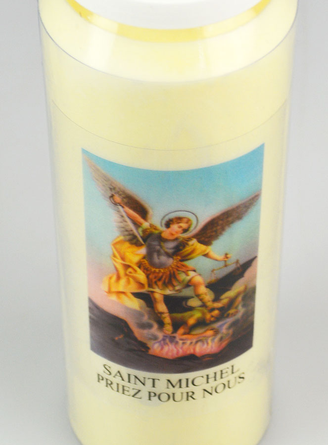 Bougie de Neuvaine Saint Michel - 17.5cm (pic 4)