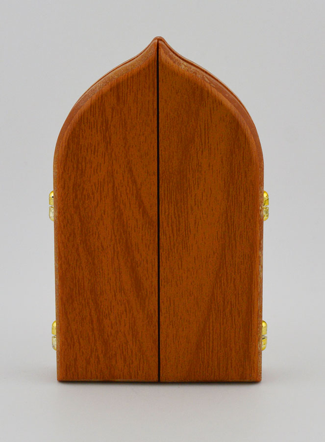 Icône Triptyque du Sacré Coeur de Jésus en Bois (pic 4)