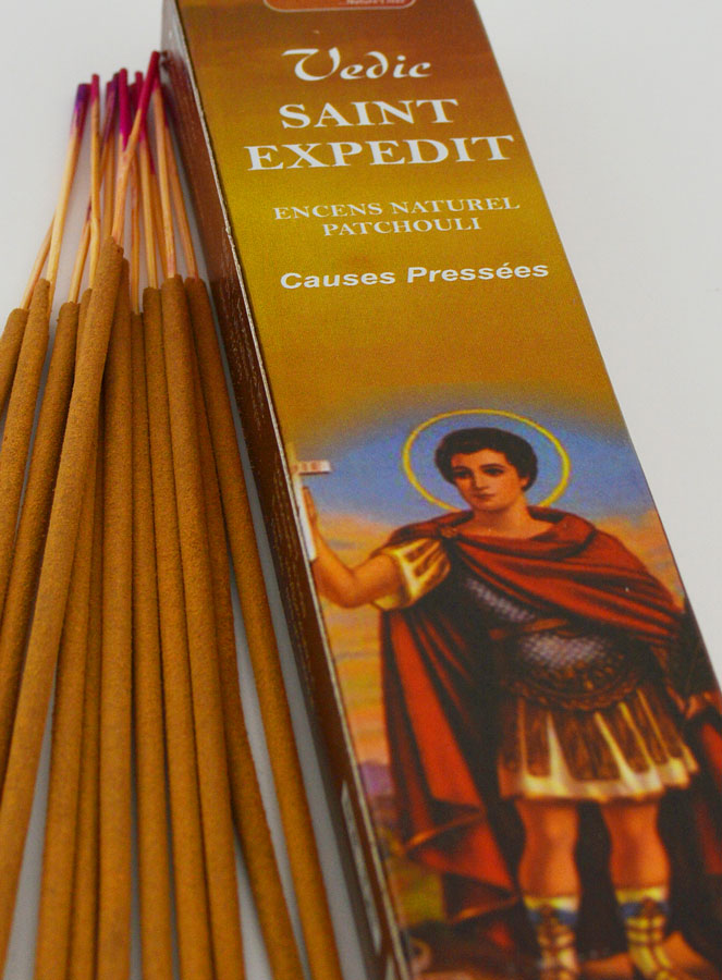 Encens Bâtonnets Saint Expédit - Aromatika 15 gr (pic 4)