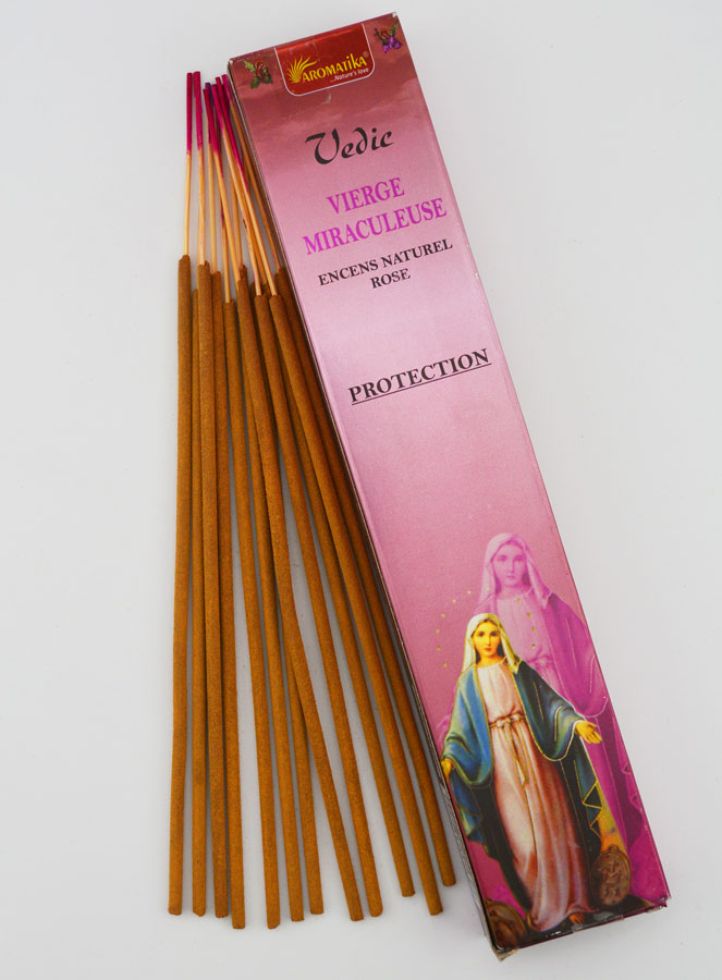 Encens Bâtonnets Notre Dame Vierge Miraculeuse - Aromatika 15 gr (pic 1)