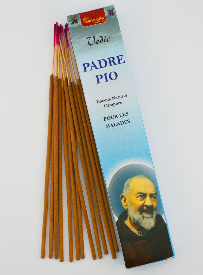Encens Bâtonnets Saint Padre Pio - Aromatika 15 gr (pic 1)