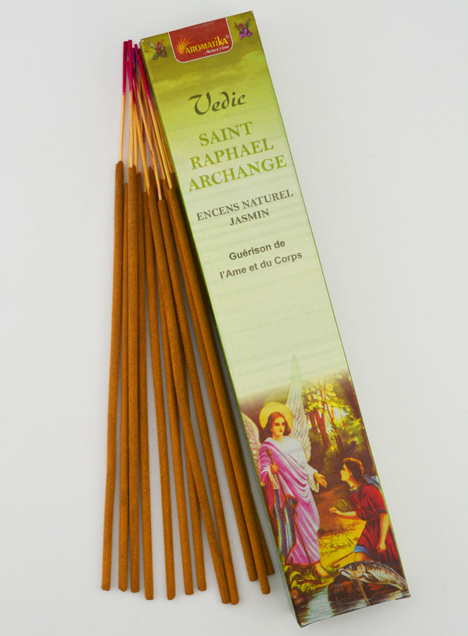 Encens Bâtonnets Archange Saint Raphaël - Aromatika 15 gr (pic 1)