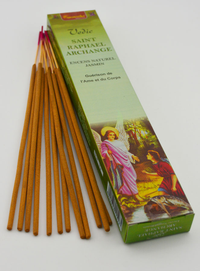 Encens Bâtonnets Archange Saint Raphaël - Aromatika 15 gr (pic 2)