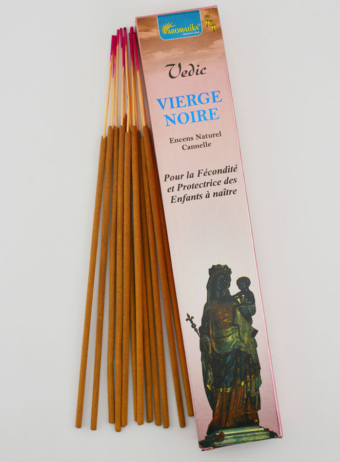 Encens Bâtonnets Sainte Vierge Noire - Aromatika 15 gr (pic 1)