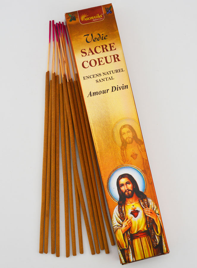 Encens Bâtonnets Sacré Coeur de Jésus - Aromatika 15 gr (pic 1)