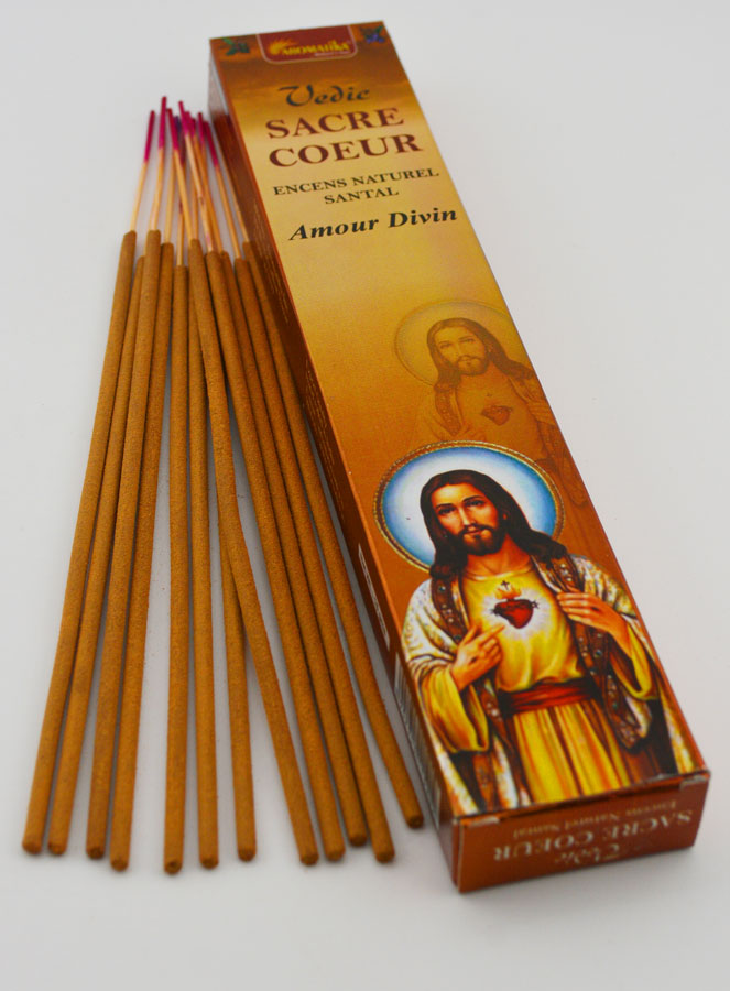 Encens Bâtonnets Sacré Coeur de Jésus - Aromatika 15 gr (pic 2)
