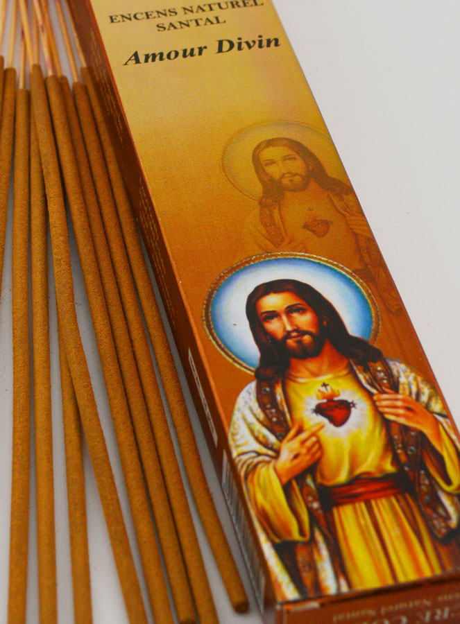 Encens Bâtonnets Sacré Coeur de Jésus - Aromatika 15 gr (pic 4)
