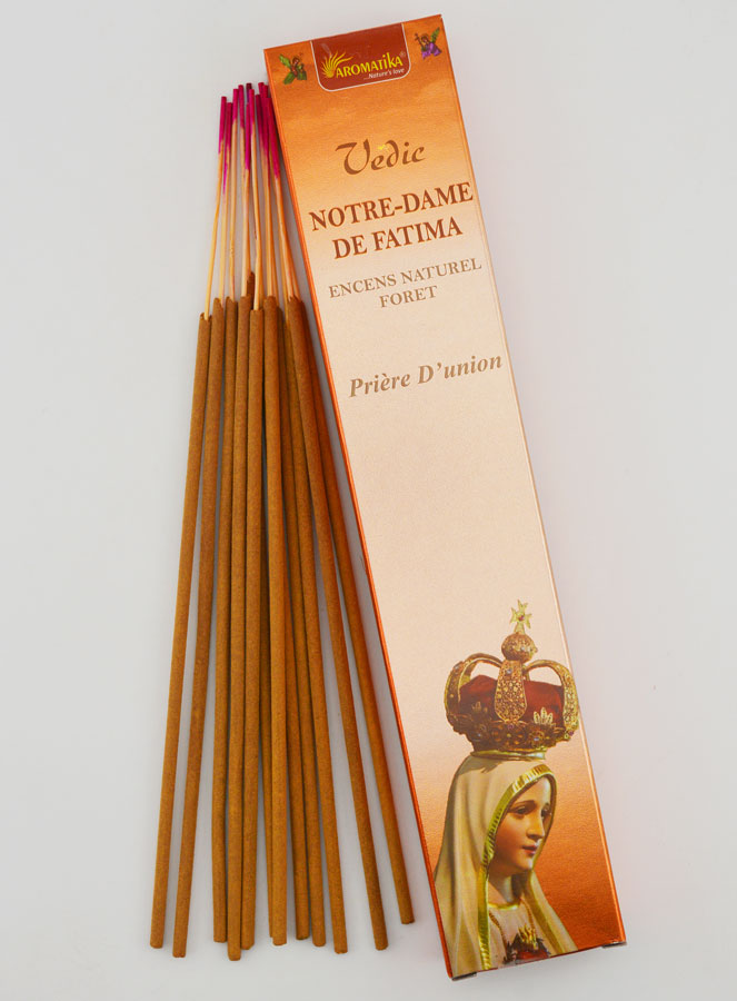 Encens Bâtonnets Notre Dame de Fatima - Aromatika 15 gr (pic 1)