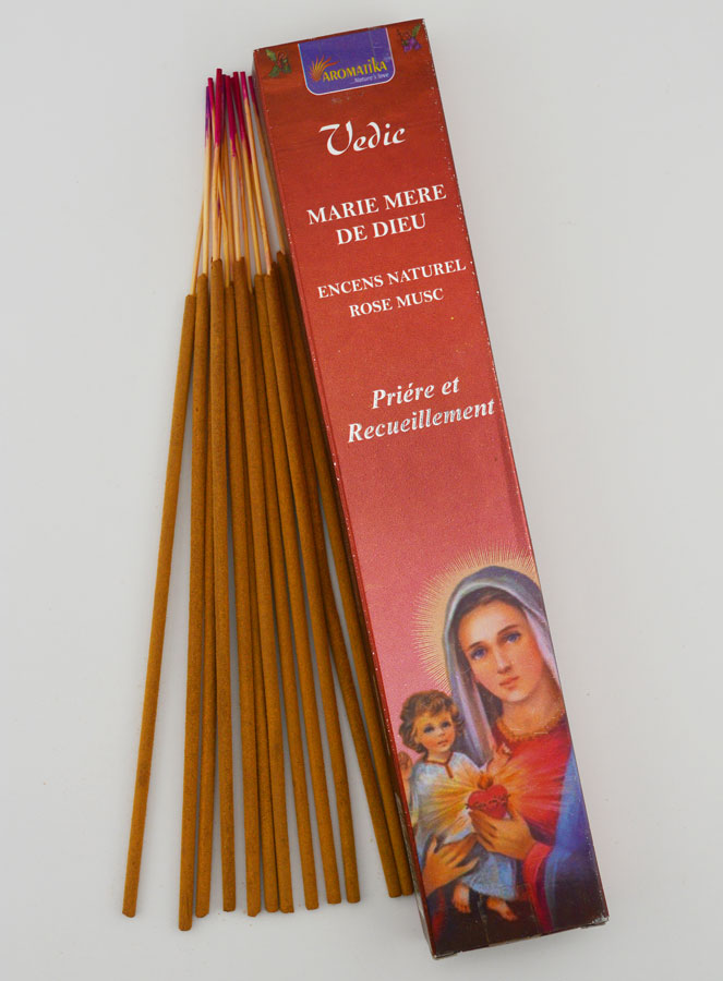Encens Bâtonnets Sacré Coeur de Marie Mère de Dieu - Aromatika 15 gr (pic 1)