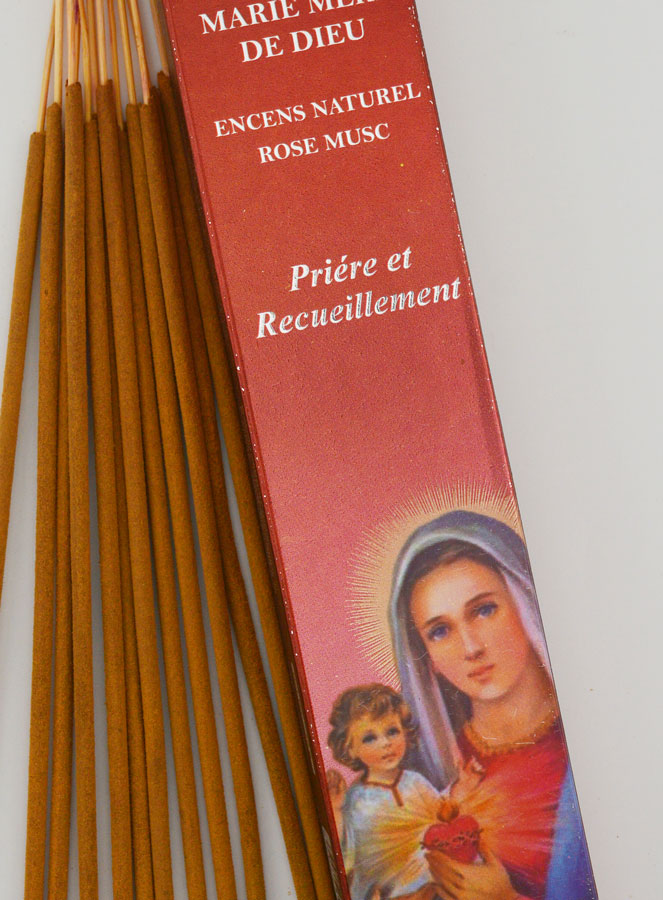 Encens Bâtonnets Sacré Coeur de Marie Mère de Dieu - Aromatika 15 gr (pic 3)