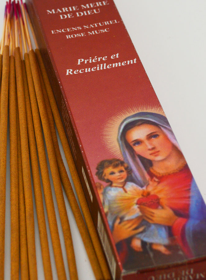 Encens Bâtonnets Sacré Coeur de Marie Mère de Dieu - Aromatika 15 gr (pic 4)