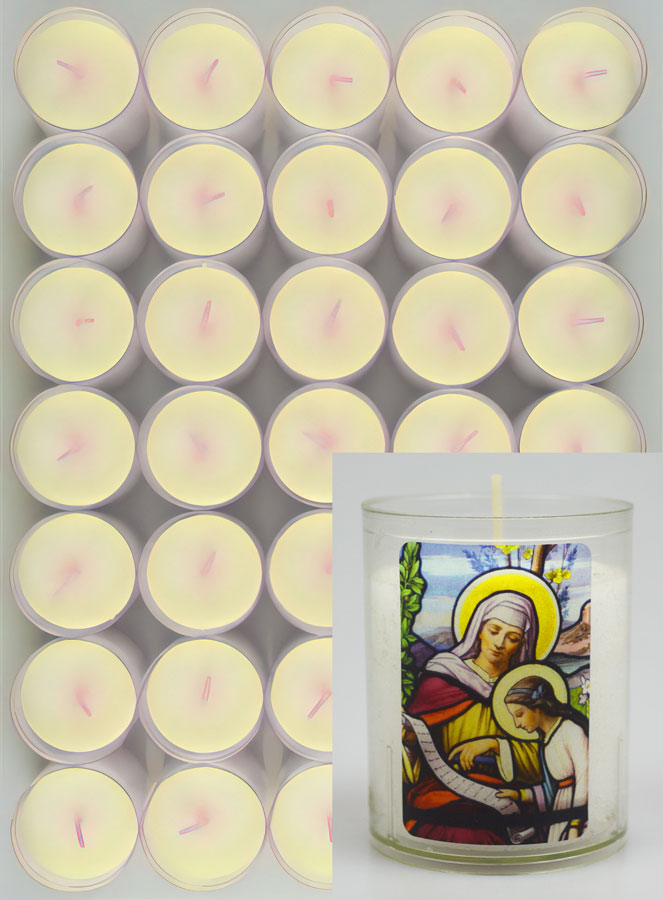 48 Bougies Veilleuses Sainte Anne (pic 1)