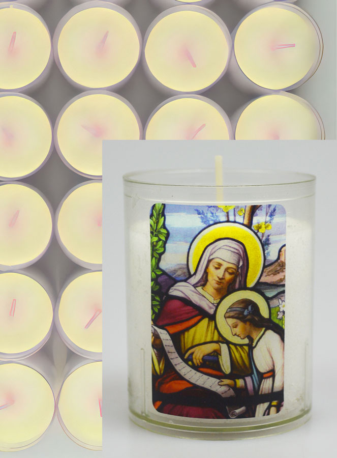 48 Bougies Veilleuses Sainte Anne (pic 3)