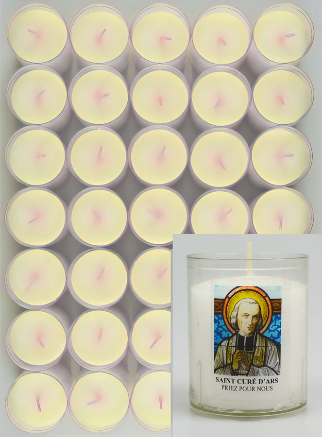 24 Bougies Veilleuses Saint Curé d'Ars (pic 1)