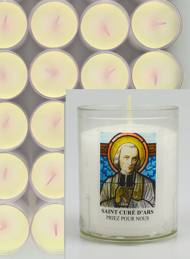 24 Bougies Veilleuses Saint Curé d'Ars (pic 3)