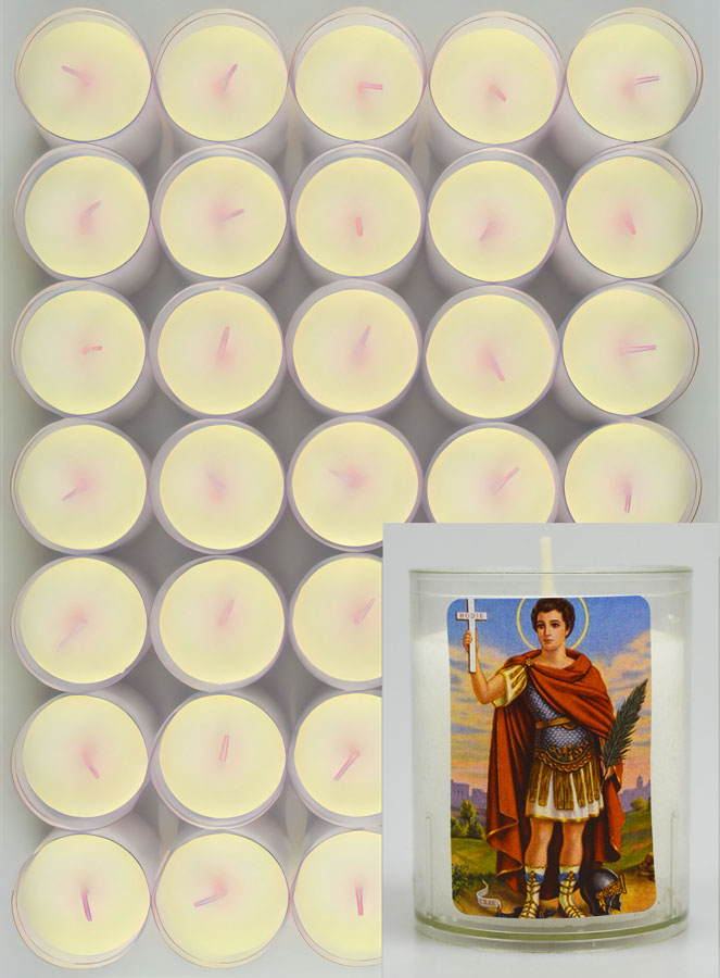 24 Bougies Veilleuses Saint Expédit (pic 1)