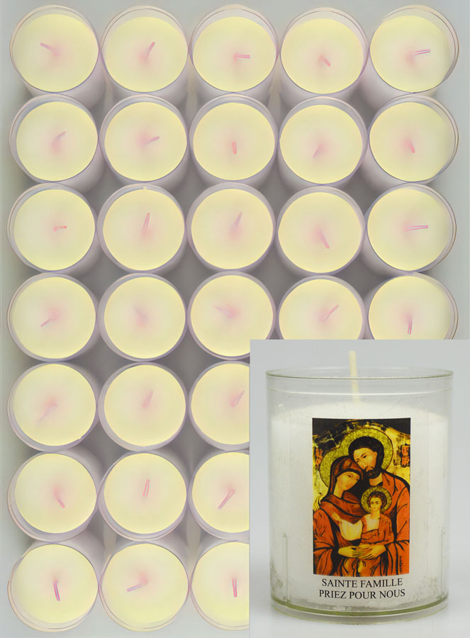 48 Bougies Veilleuses Sainte Famille (pic 1)