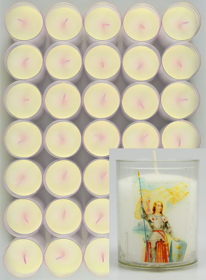 48 Bougies Veilleuses Sainte Jeanne d'Arc (pic 1)