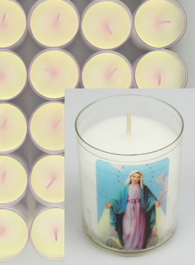 10 Bougies Veilleuses Vierge Miraculeuse Rue du Bac (pic 4)