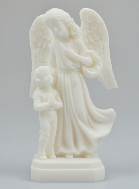 Statue Ange Protecteur de Dieu - Modèle Fille (pic 1)