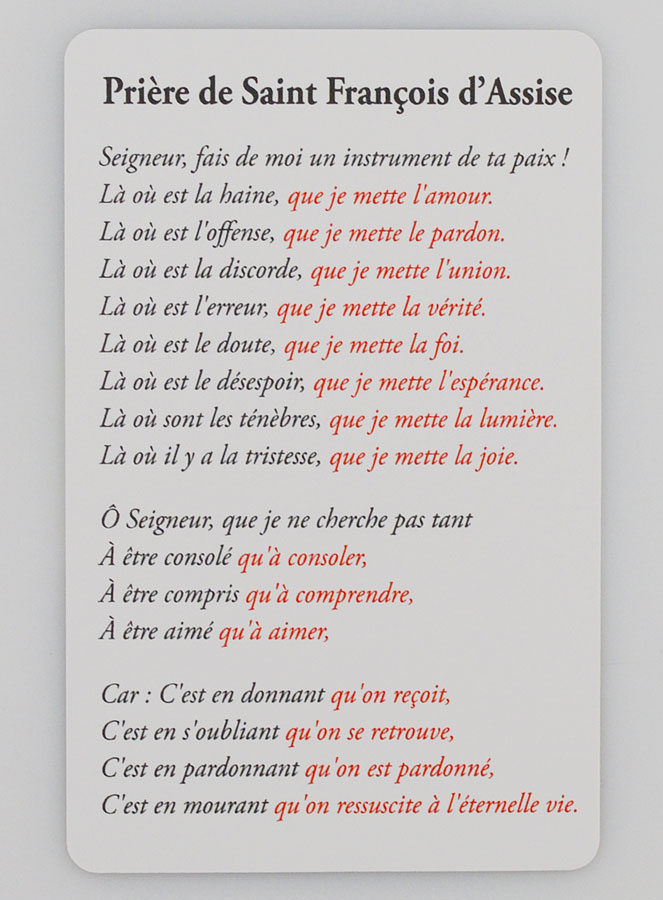 Image prière Saint François (pic 2)