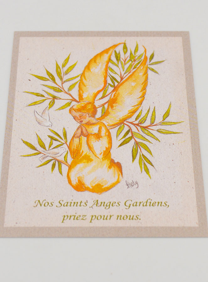 Carte de Prière - Nos Saints Anges Gardien Priez pour Nous (pic 2)