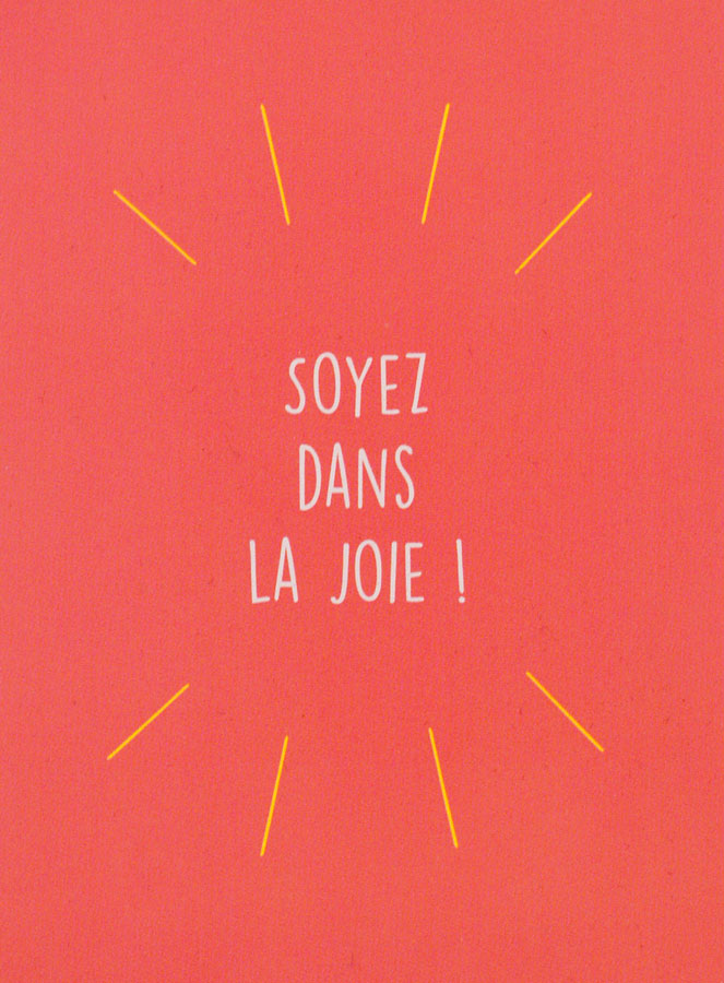 Carte de Communion - Soyez dans la Joie (pic 1)