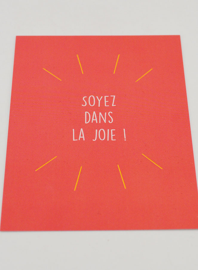 Carte de Communion - Soyez dans la Joie (pic 2)