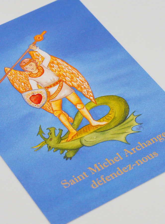 Carte de Prière - Saint Michel Archange Défendez-Nous (pic 3)