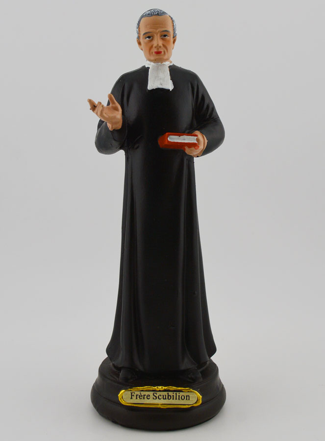Statue Religieuse - Frère Scubilion en Résine peinte à la main (pic 1)