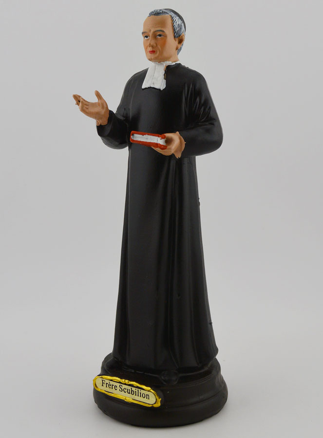 Statue Religieuse - Frère Scubilion en Résine peinte à la main (pic 2)
