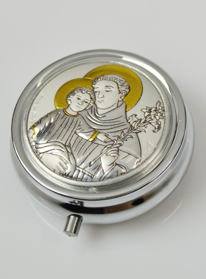 Custode Sainte Antoine de Padoue - Boîte et Médaille en Argent (pic 3)