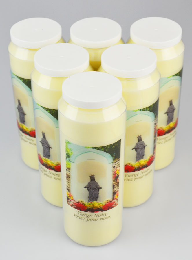 Lot de 6 Bougies de Neuvaine à la Vierge Noire - Ile de la Réunion (pic 2)