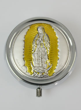 Custode Notre Dame de Guadalupe Mexique - Boîte et Médaille en Argent (pic 1)