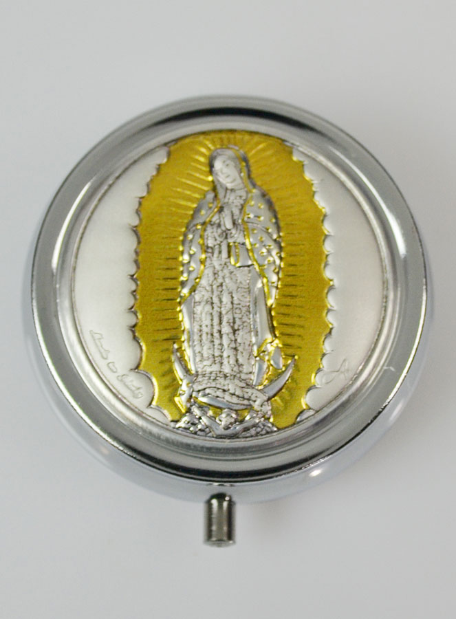 Custode Notre Dame de Guadalupe Mexique - Boîte et Médaille en Argent (pic 2)