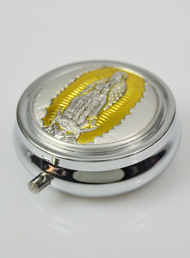 Custode Notre Dame de Guadalupe Mexique - Boîte et Médaille en Argent (pic 3)